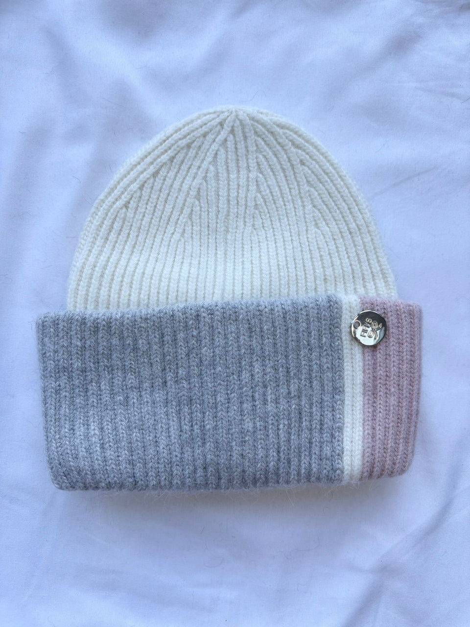 Adult Luxury Beanie - triple colour - Colour 2