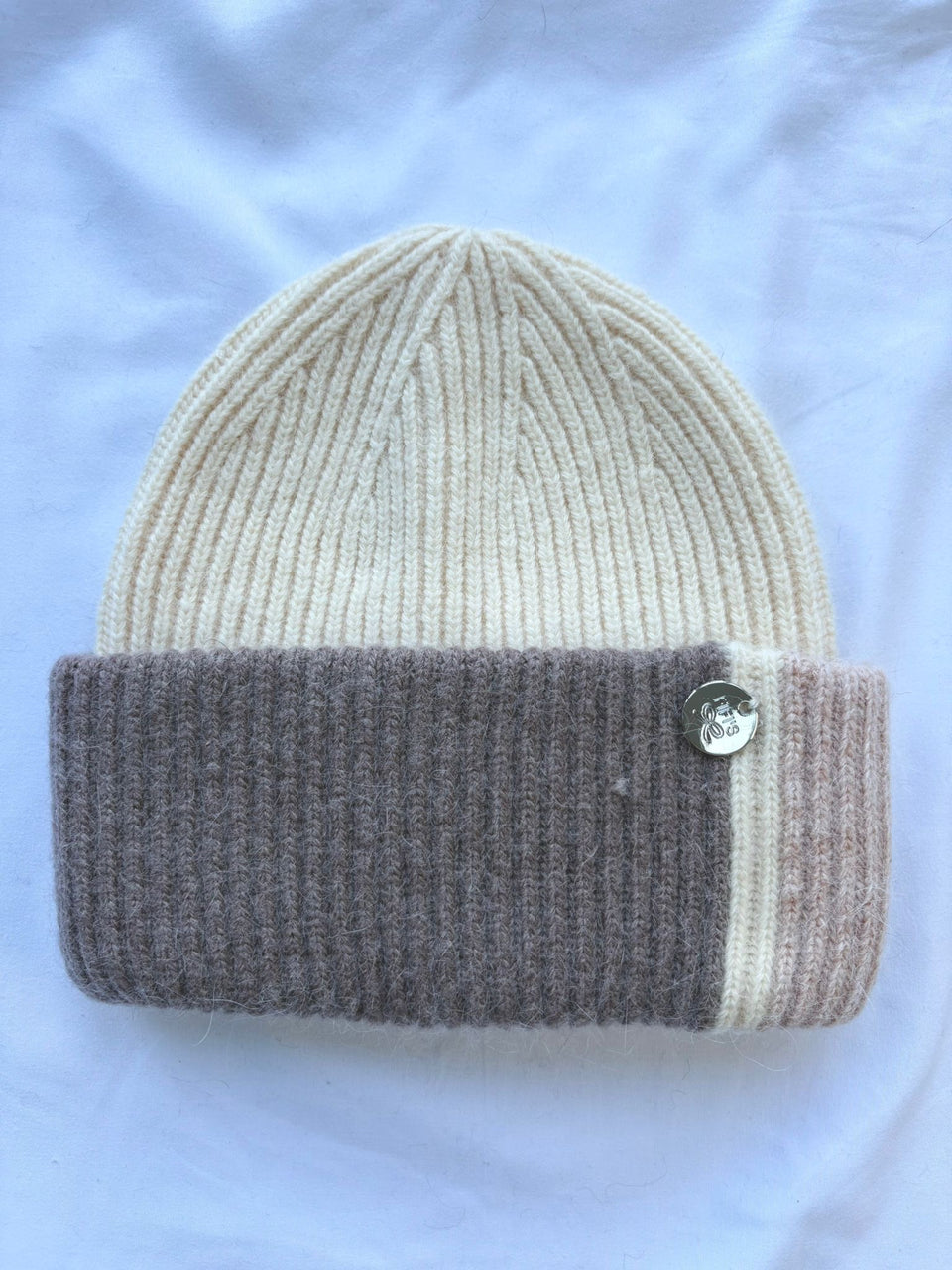 Adult Luxury Beanie - triple colour - Colour 4