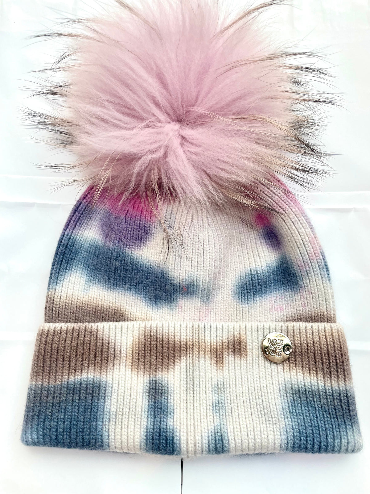 Tie dye hat - multicoloured mix