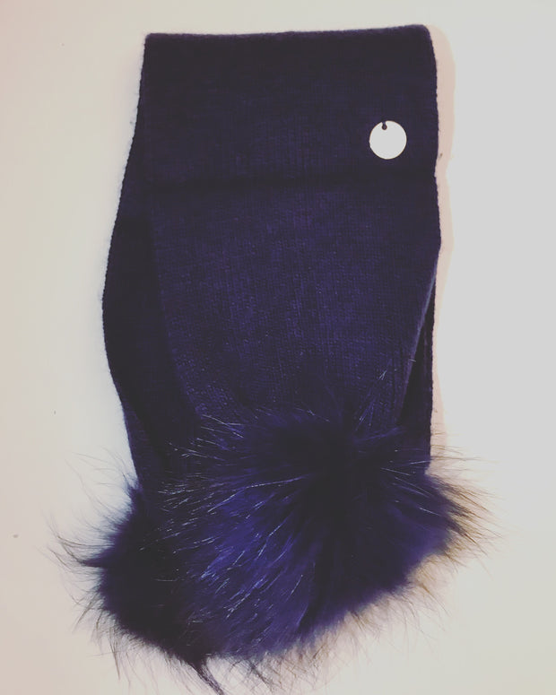 Children’s cashmere scarf - Navy